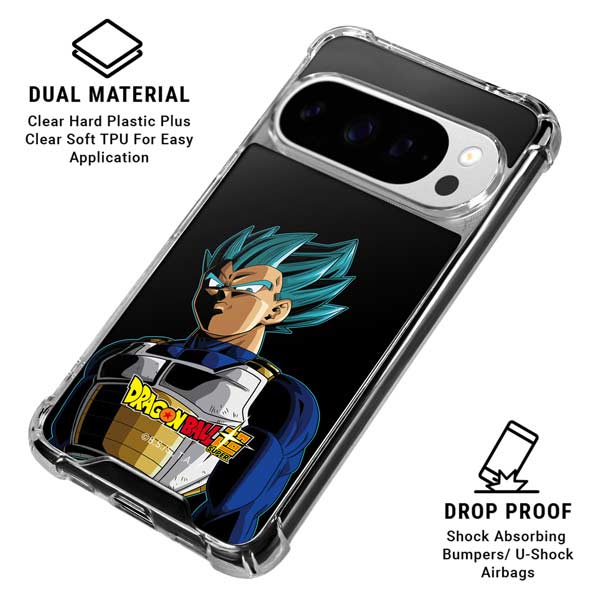 Dragon Ball Super Vegeta Google Pixel 10 Pro XL Clear Case