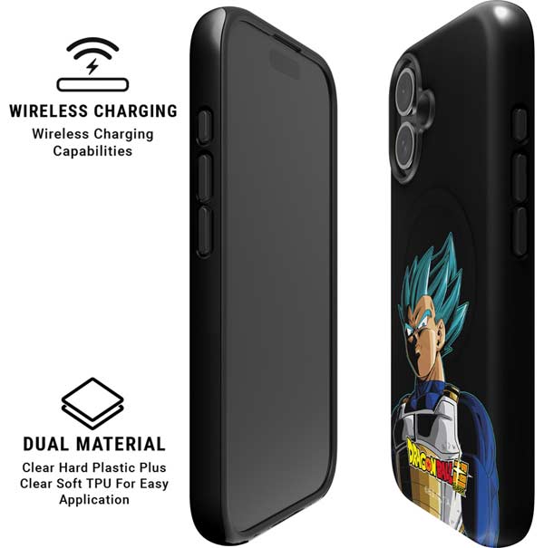 Dragon Ball Super Vegeta iPhone 16 Magsafe Impact Case
