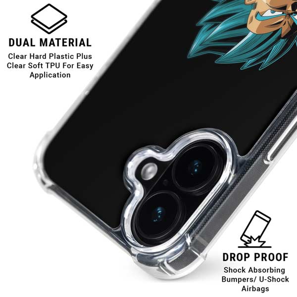 Dragon Ball Super Vegeta iPhone 17 Clear Case
