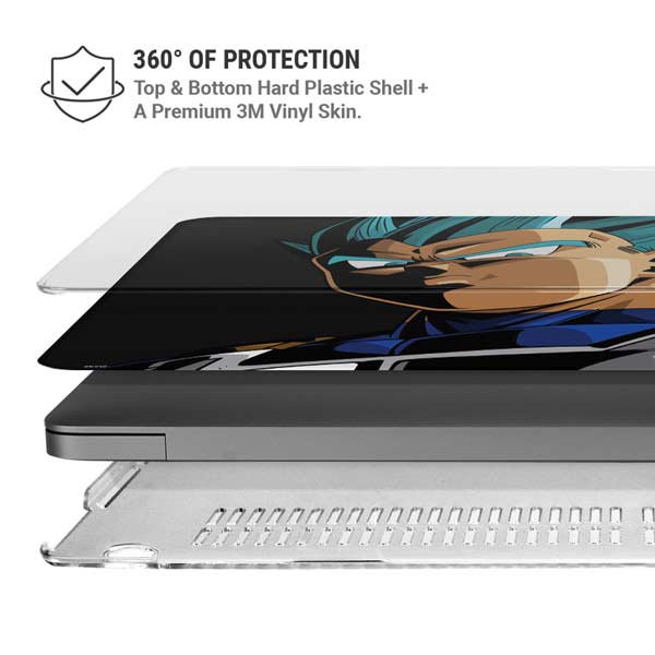 Dragon Ball Super Vegeta MacBook Pro 14in (2021-24) Case plus Skin