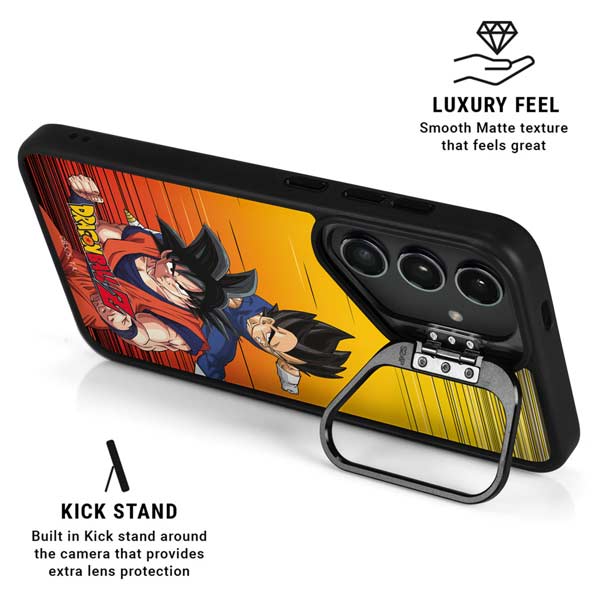 Dragon Ball Z Goku & Vegeta Galaxy S25 Plus Kickstand Case