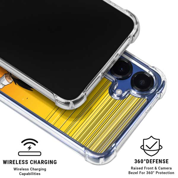 Dragon Ball Z Goku & Vegeta Galaxy S25 Plus Clear Case