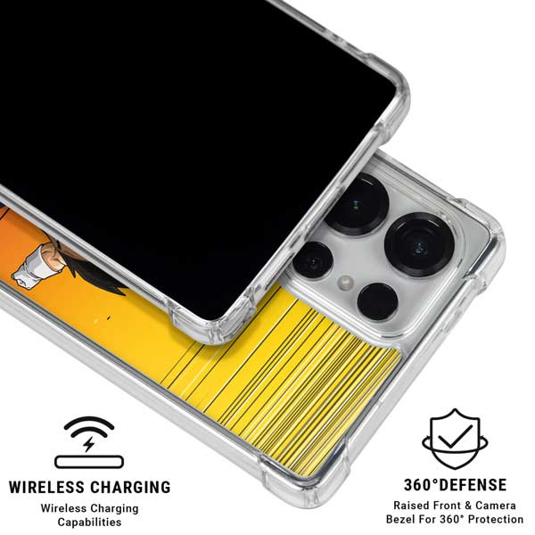 Dragon Ball Z Goku & Vegeta Galaxy S25 Ultra Clear Case