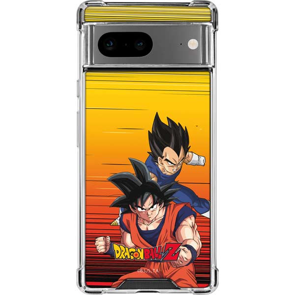 Dragon Ball Z Goku & Vegeta Google Pixel 8 Clear Case
