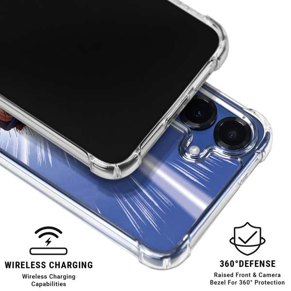 Dragon Ball Z Goku Kamehameha Blast Galaxy S25 FE Clear Case