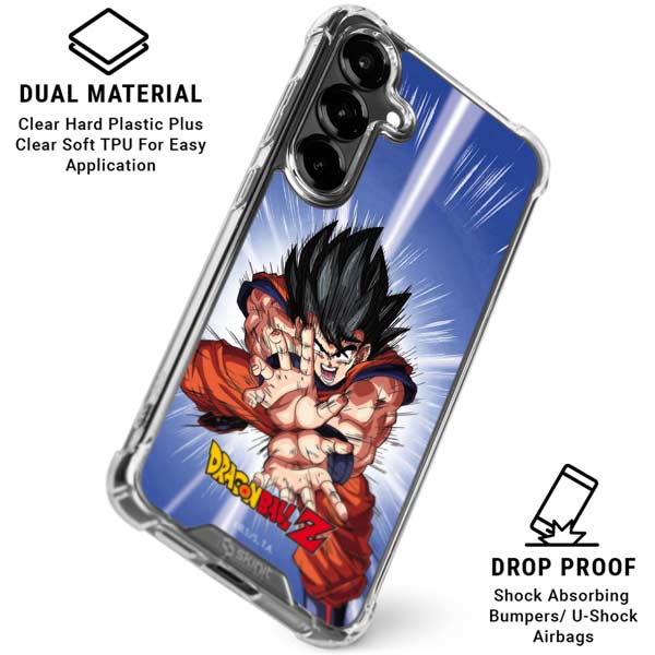 Dragon Ball Z Goku Kamehameha Blast Galaxy S26 Clear Case