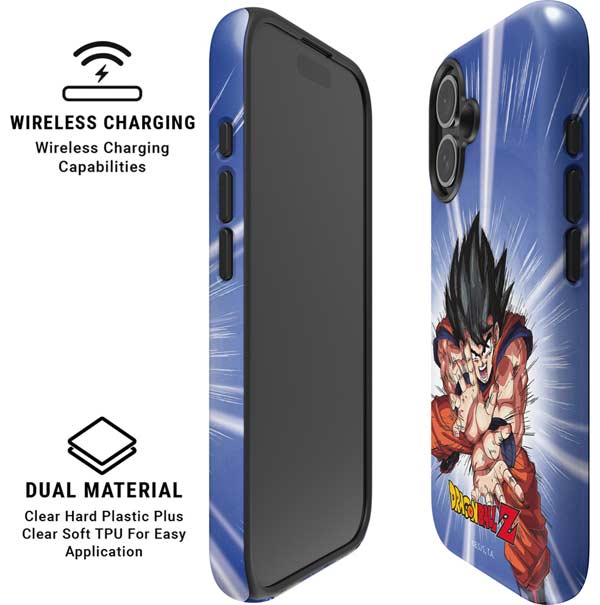 Dragon Ball Z Goku Kamehameha Blast iPhone 16 Magsafe Impact Case