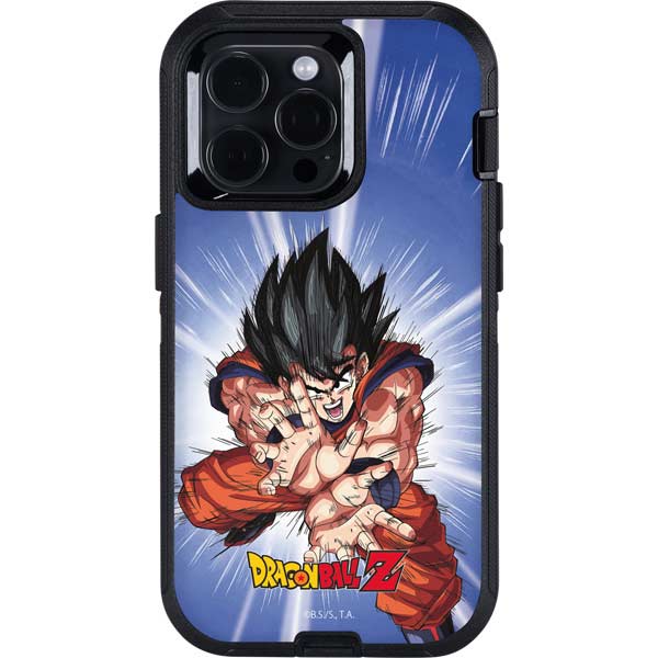 Dragon Ball Z Goku Kamehameha Blast Otterbox Defender iPhone Skin
