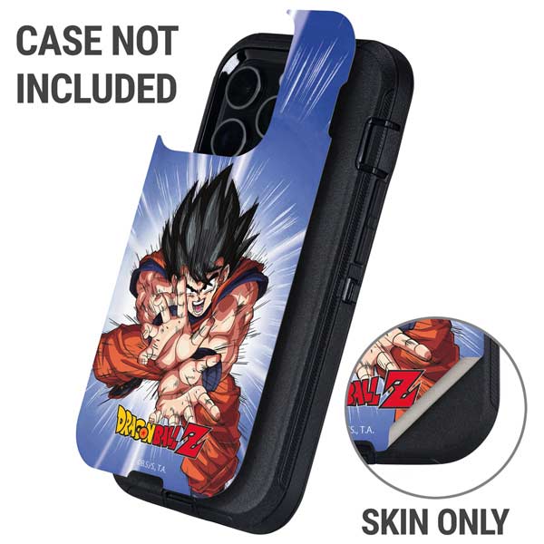 Dragon Ball Z Goku Kamehameha Blast Otterbox Defender iPhone Skin