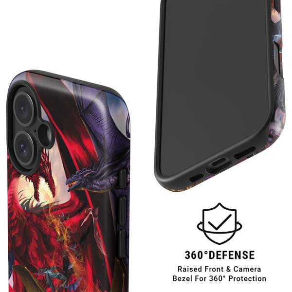Dragon Battle by Ruth Thompson iPhone 16 Magsafe Impact Case