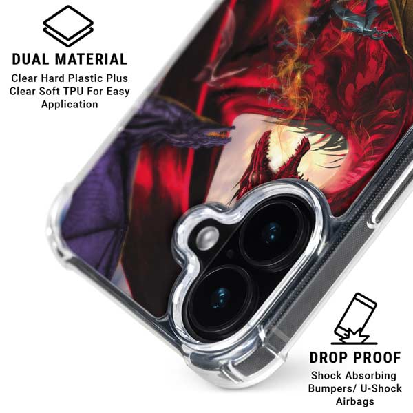 Dragon Battle by Ruth Thompson iPhone 17 MagSafe Case