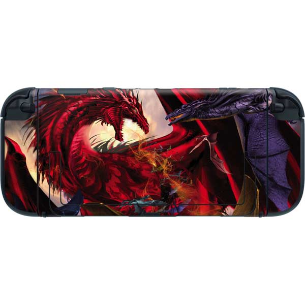 Dragon Battle by Ruth Thompson Nintendo Switch 2 (2025) with Joy-Con Skin