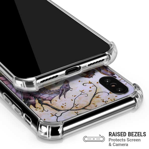 Dragon Charmer Fairy by Amy Brown iPhone X/XS Clear Case