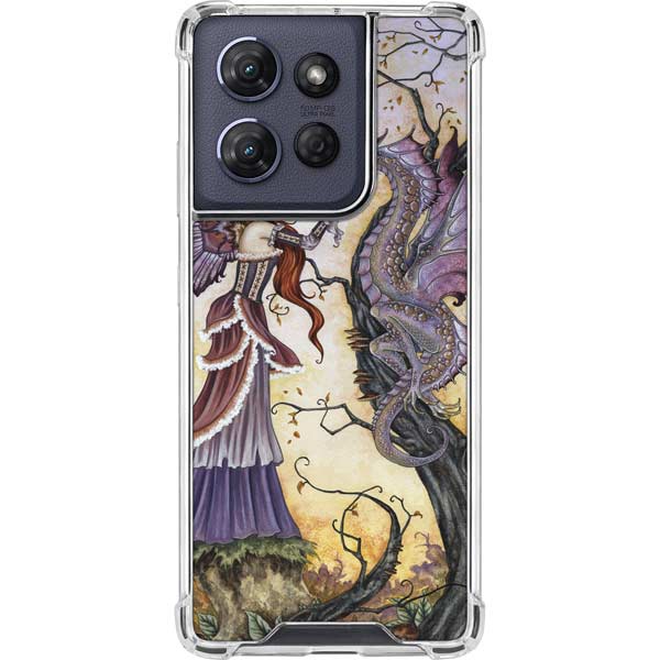 Dragon Charmer Fairy by Amy Brown Moto G 5G (2025) Clear Case