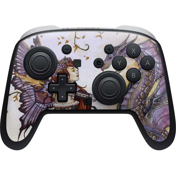 Dragon Charmer Fairy by Amy Brown Nintendo Switch 2 (2025) Pro Controller Skin