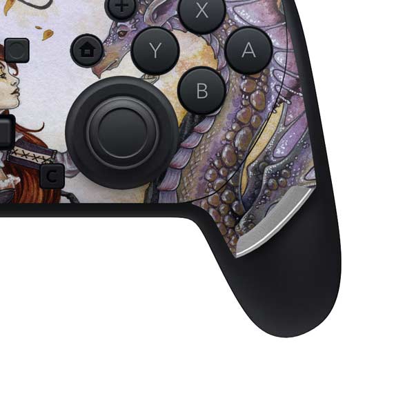 Dragon Charmer Fairy by Amy Brown Nintendo Switch 2 (2025) Pro Controller Skin