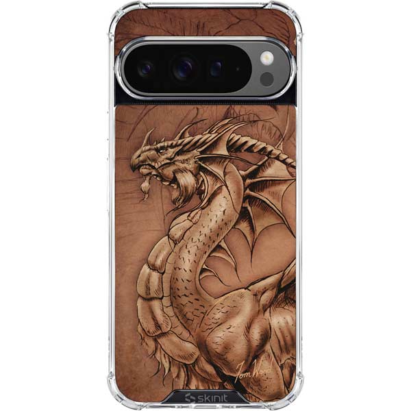 Dragon Parchment by Tom Wood Google Pixel 10 Pro XL Clear Case