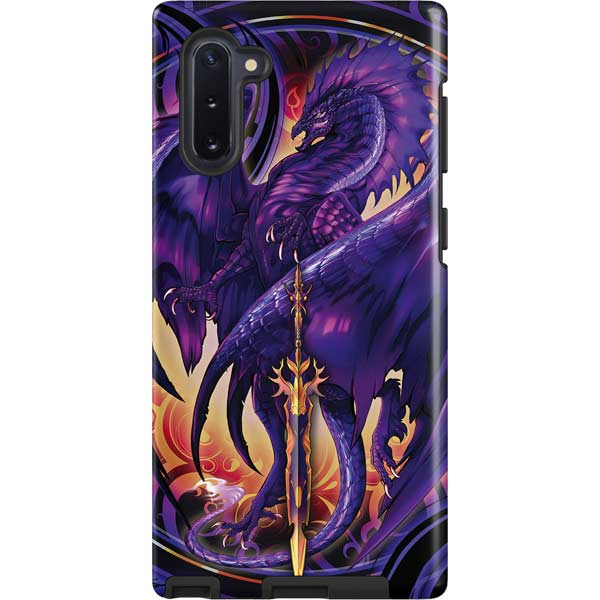 Dragonblade Netherblade Purple by Ruth Thompson Galaxy Cases