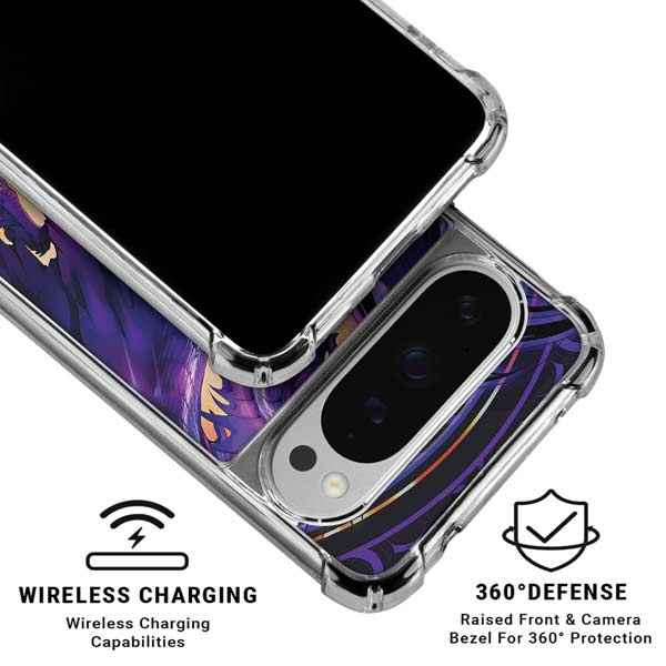 Dragonblade Netherblade Purple by Ruth Thompson Google Pixel 10 Pro XL Clear Case