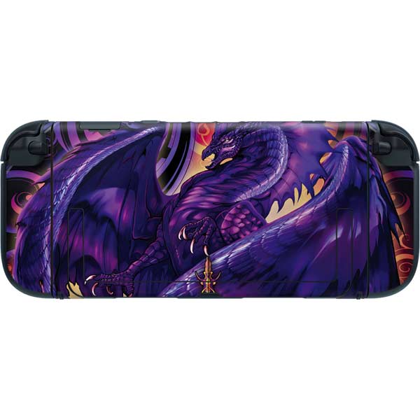 Dragonblade Netherblade Purple by Ruth Thompson Nintendo Switch 2 (2025) with Joy-Con Skin
