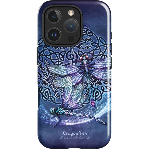 Dragonfly Celtic Knot by Brigid Ashwood iPhone 16 Pro Magsafe Impact Case