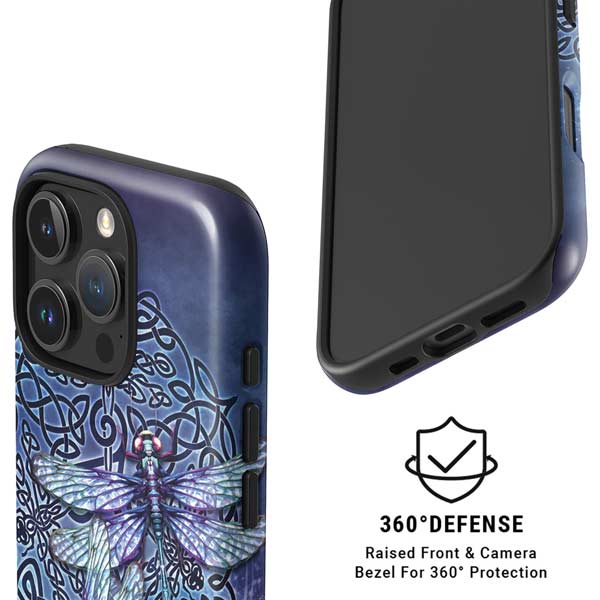 Dragonfly Celtic Knot by Brigid Ashwood iPhone 16 Pro Magsafe Impact Case