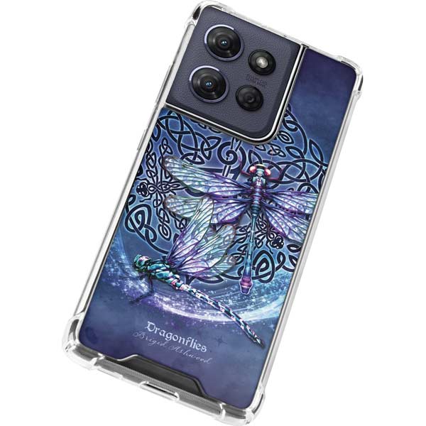 Dragonfly Celtic Knot by Brigid Ashwood Moto G Play 5G (2025) Clear Case