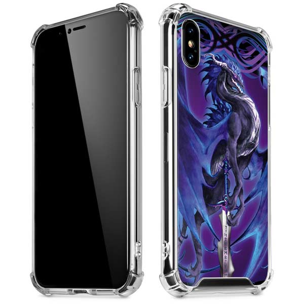 Dragonsword Stormblade by Ruth Thompson iPhone X/XS Clear Case