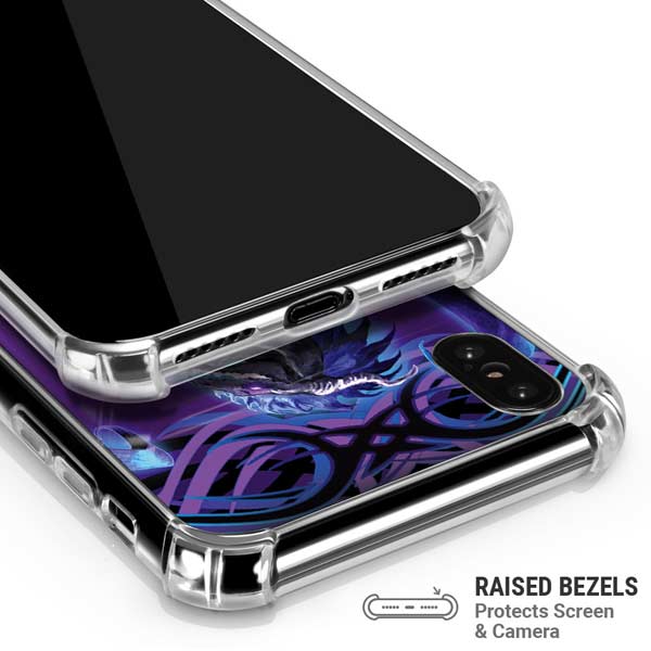 Dragonsword Stormblade by Ruth Thompson iPhone X/XS Clear Case