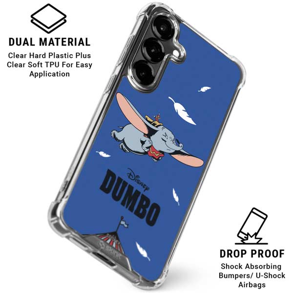 Disney Dumbo Classic Flying Elephant Galaxy S26 Clear Case