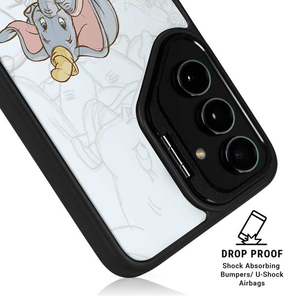 Disney Dumbo Classic sketched portrait Galaxy S26 Ultra Kickstand Case