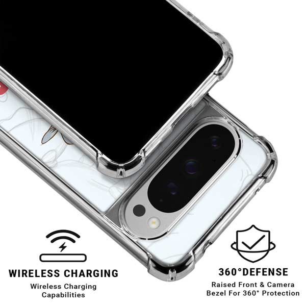 Disney Dumbo Classic sketched portrait Google Pixel 10 Pro XL Clear Case