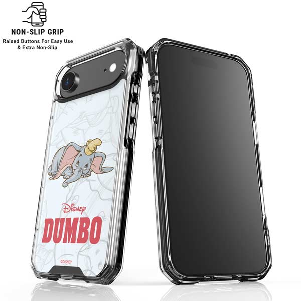 Disney Dumbo Classic sketched portrait iPhone 17 Air Clear Case