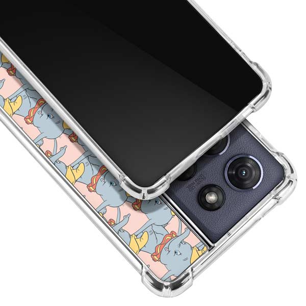 Disney Dumbo Face Pattern Moto G Power 5G (2025) Clear Case
