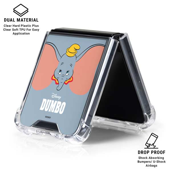 Disney Dumbo Portrait Galaxy Z Flip7 Clear Case