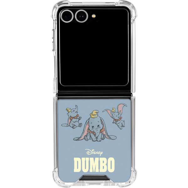 Disney Dumbo Variant Poses Galaxy Z Flip7 Clear Case