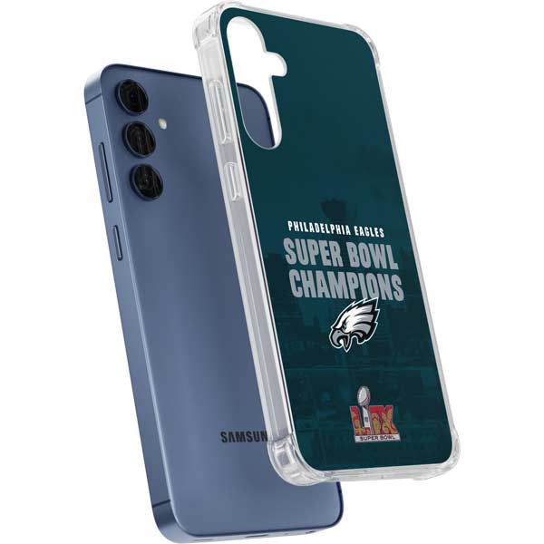 NFL Philadelphia Eagles Super Bowl LIX Champions Galaxy S24 Clear Case ...