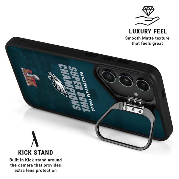 NFL Philadelphia Eagles Super Bowl LIX Champions Galaxy S25 Ultra Kickstand Case