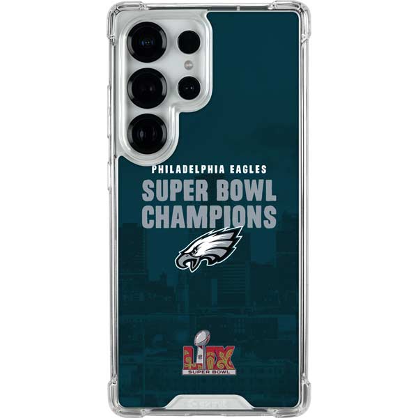 NFL Philadelphia Eagles Super Bowl LIX Champions Galaxy S25 Ultra Clear Case