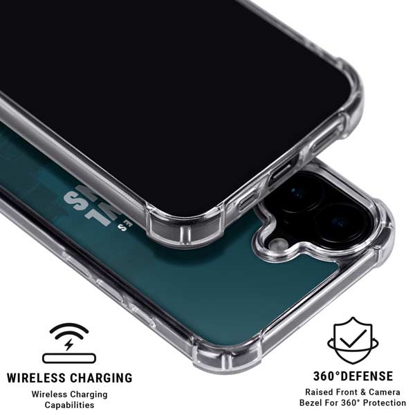 NFL Philadelphia Eagles Super Bowl LIX Champions iPhone 16 Plus Clear Case