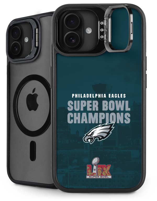 NFL Philadelphia Eagles Super Bowl LIX Champions iPhone 16 Plus Kickstand Case