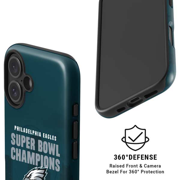 NFL Philadelphia Eagles Super Bowl LIX Champions iPhone 16 Plus Magsafe Impact Case