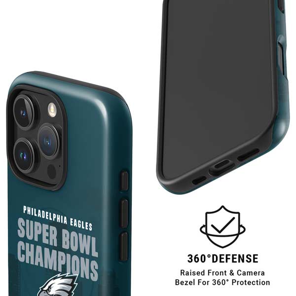 NFL Philadelphia Eagles Super Bowl LIX Champions iPhone 16 Pro Magsafe Impact Case