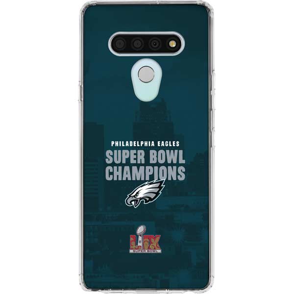 NFL Philadelphia Eagles Super Bowl LIX Champions LG Stylo 6 Clear Case