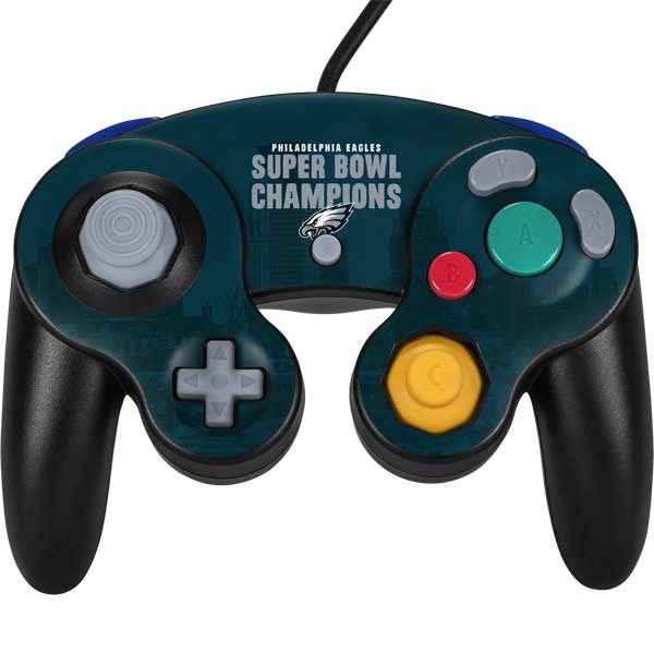 NFL Philadelphia Eagles Super Bowl LIX Champions Nintendo GameCube Controller Skin