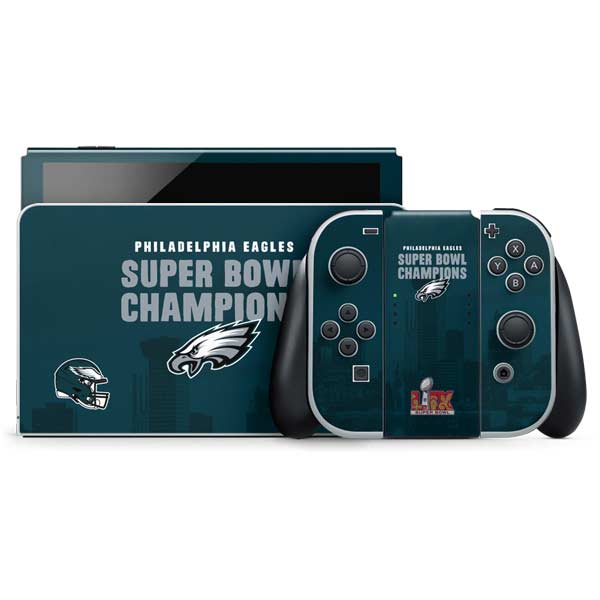 NFL Philadelphia Eagles Super Bowl LIX Champions Nintendo Switch OLED (2021) Skin