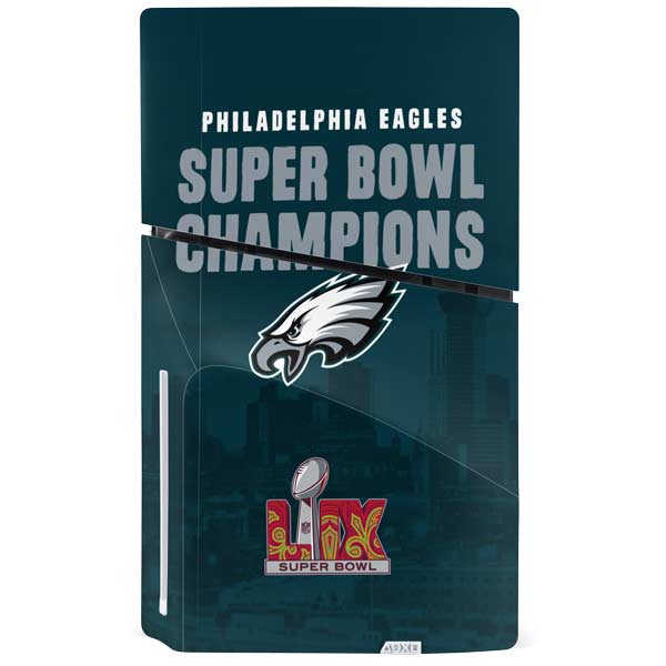 NFL Philadelphia Eagles Super Bowl LIX Champions PS5 Slim Disk Bundle Skin