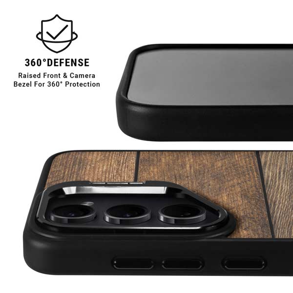 Early American Wood Planks Galaxy S26 Ultra Kickstand Case