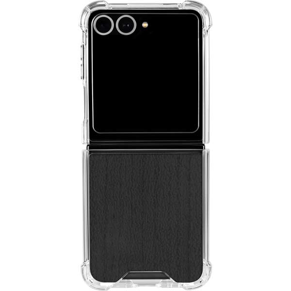 Ebony Wood Galaxy Z Flip7 Clear Case