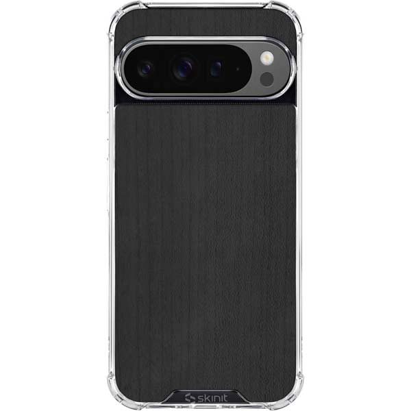 Ebony Wood Google Pixel 10 Pro XL Clear Case